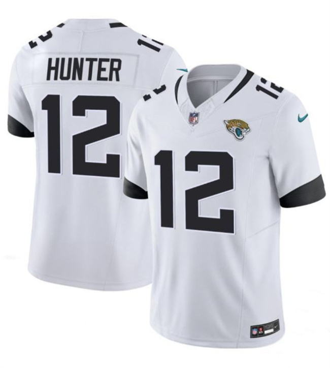 Youth Jacksonville Jaguars #12 Travis Hunter White 2025 Draft F.U.S.E. Vapor Limited Stitched Football Jersey Youth Jacksonville Jaguars #12 Travis Hunter White 2025 Draft F.U.S.E. Vapor Limited Stitched Football Jersey