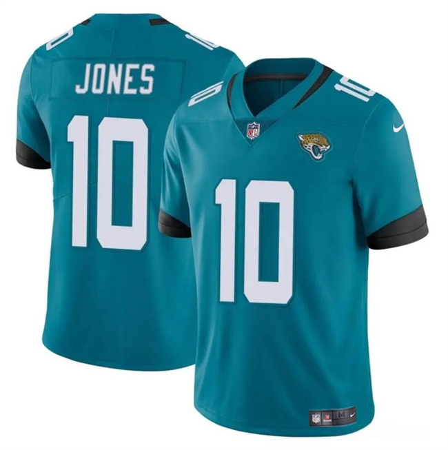 Youth Jacksonville Jaguars #10 Mac Jones Teal Vapor Untouchable Limited Stitched Jersey Youth Jacksonville Jaguars #10 Mac Jones Teal Vapor Untouchable Limited Stitched Jersey