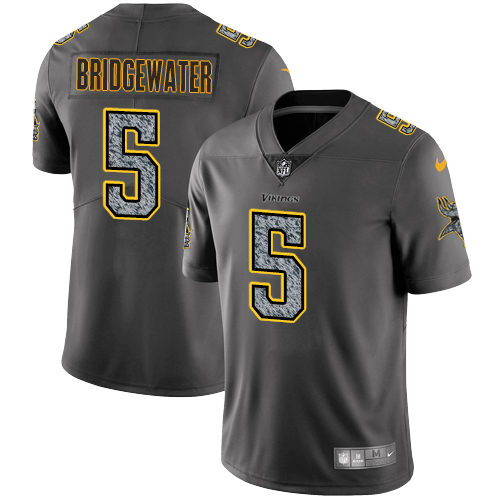 Nike Vikings #5 Teddy Bridgewater Gray Static Youth Stitched NFL Vapor Untouchable Limited Jersey Nike Vikings #5 Teddy Bridgewater Gray Static Youth Stitched NFL Vapor Untouchable Limited Jersey