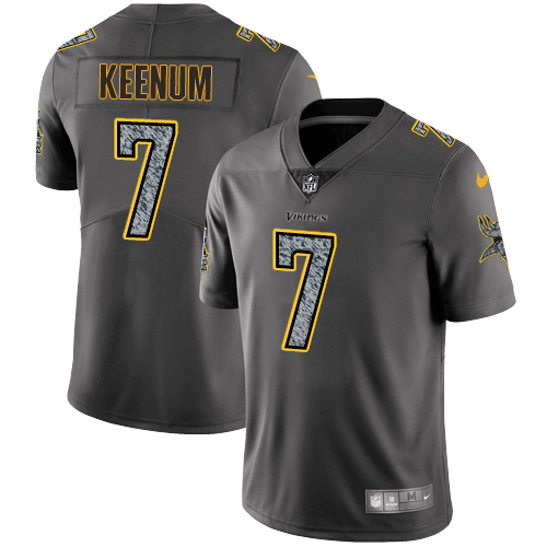 Nike Vikings #7 Case Keenum Gray Static Youth Stitched NFL Vapor Untouchable Limited Jersey Nike Vikings #7 Case Keenum Gray Static Youth Stitched NFL Vapor Untouchable Limited Jersey