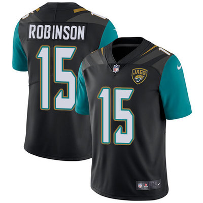 Nike Jaguars #15 Allen Robinson Black Alternate Youth Stitched NFL Vapor Untouchable Limited Jersey Nike Jaguars #15 Allen Robinson Black Alternate Youth Stitched NFL Vapor Untouchable Limited Jersey