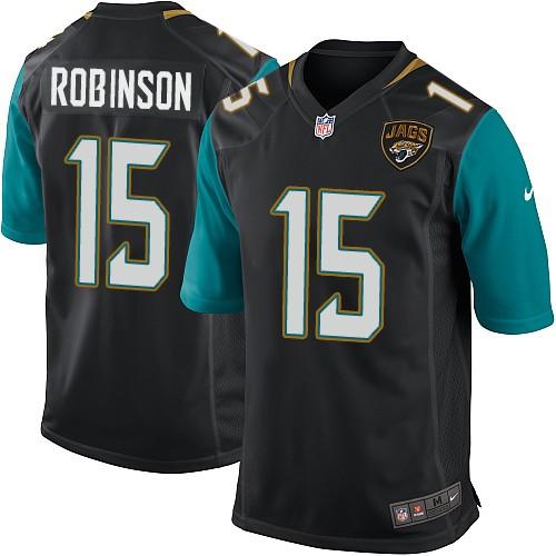 Nike Jaguars #15 Allen Robinson Black Alternate Youth Stitched NFL Elite Jersey Nike Jaguars #15 Allen Robinson Black Alternate Youth Stitched NFL Elite Jersey
