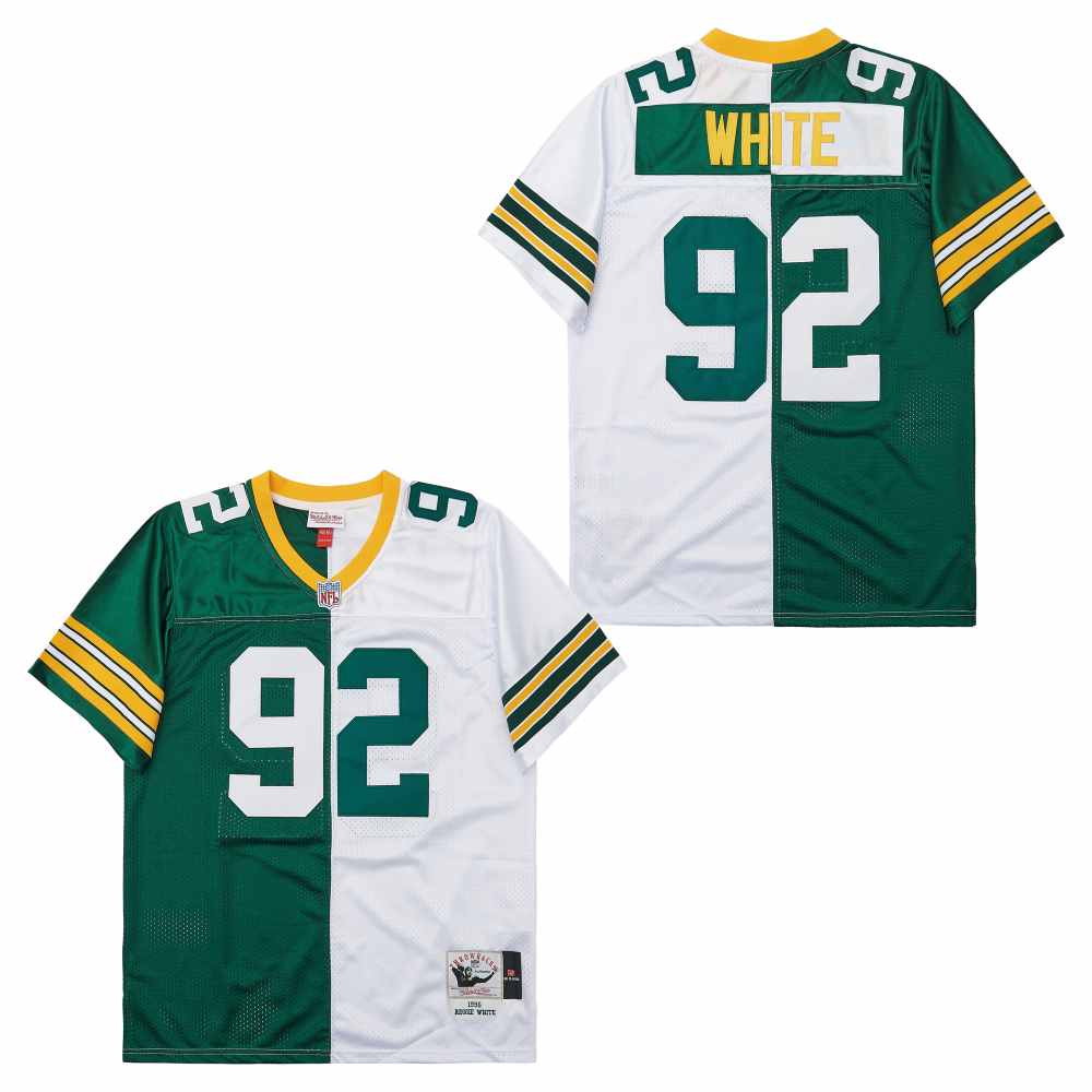 Mitchell And Ness Packers #92 Throwback Stitched NFL Jersey Mitchell And Ness Packers #92 Throwback Stitched NFL Jersey