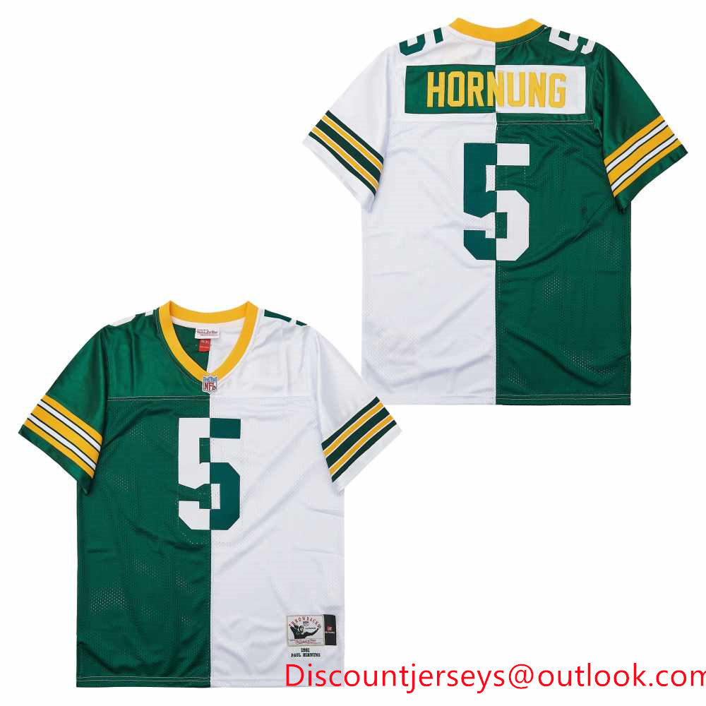 Mitchell And Ness Packers #5 Throwback Stitched NFL Jersey Mitchell And Ness Packers #5 Throwback Stitched NFL Jersey