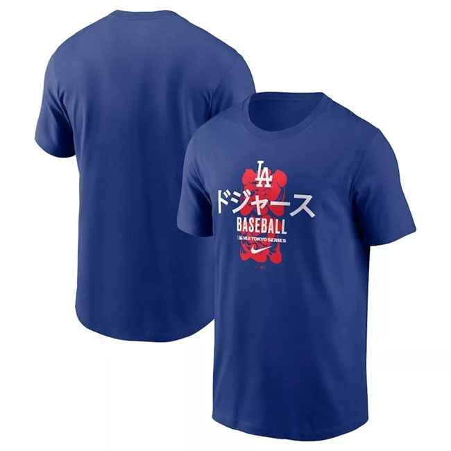 Men's Los Angeles Dodgers Royal 2025 Tokyo Series T-Shirt Men's Los Angeles Dodgers Royal 2025 Tokyo Series T-Shirt