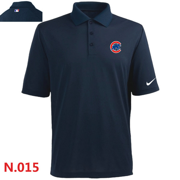Nike Chicago Cubs Men's Navy Blue Polo Shirt