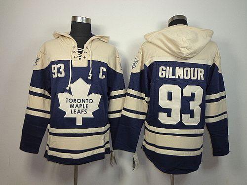 Youth Maple Leafs #93 Doug Gilmour Blue Sawyer Hooded Sweatshirt Stitched NHL Jersey Youth Maple Leafs #93 Doug Gilmour Blue Sawyer Hooded Sweatshirt Stitched NHL Jersey
