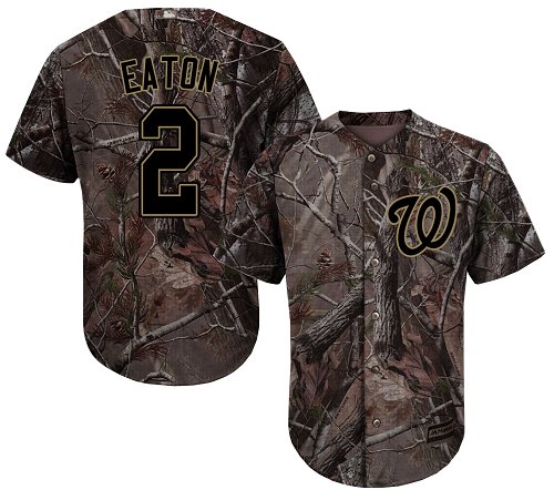 Nationals #2 Adam Eaton Camo Realtree Collection Cool Base Stitched Youth Baseball Jersey Nationals #2 Adam Eaton Camo Realtree Collection Cool Base Stitched Youth Baseball Jersey