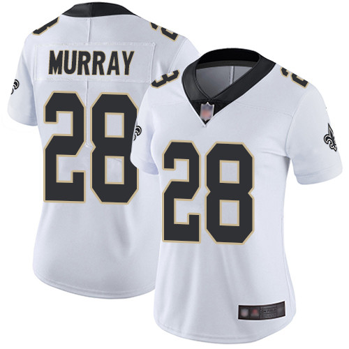Saints #28 Latavius Murray White Women's Stitched Football Vapor Untouchable Limited Jersey Saints #28 Latavius Murray White Women's Stitched Football Vapor Untouchable Limited Jersey