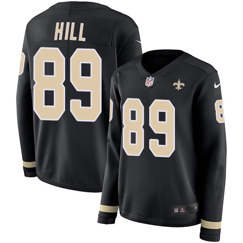 Nike Saints #89 Josh Hill Black Team Color Women's Stitched NFL Limited Nike Saints #89 Josh Hill Black Team Color Women's Stitched NFL Limited