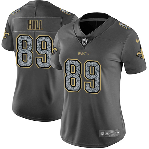 Nike Saints #89 Josh Hill Gray Static Women's NFL Vapor Untouchable Game Jersey Nike Saints #89 Josh Hill Gray Static Women's NFL Vapor Untouchable Game Jersey