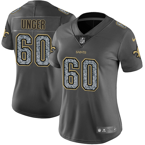 Nike Saints #60 Max Unger Gray Static Women's NFL Vapor Untouchable Game Jersey Nike Saints #60 Max Unger Gray Static Women's NFL Vapor Untouchable Game Jersey