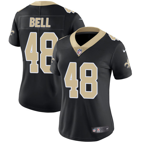 Nike Saints #48 Vonn Bell Black Team Color Women's Stitched NFL Vapor Untouchable Limited Jersey Nike Saints #48 Vonn Bell Black Team Color Women's Stitched NFL Vapor Untouchable Limited Jersey