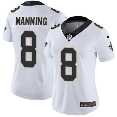 Nike Saints #8 Archie Manning White Women's Stitched NFL Vapor Untouchable Limited Jersey Nike Saints #8 Archie Manning White Women's Stitched NFL Vapor Untouchable Limited Jersey