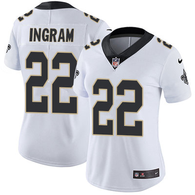 Nike Saints #22 Mark Ingram White Women's Stitched NFL Vapor Untouchable Limited Jersey Nike Saints #22 Mark Ingram White Women's Stitched NFL Vapor Untouchable Limited Jersey