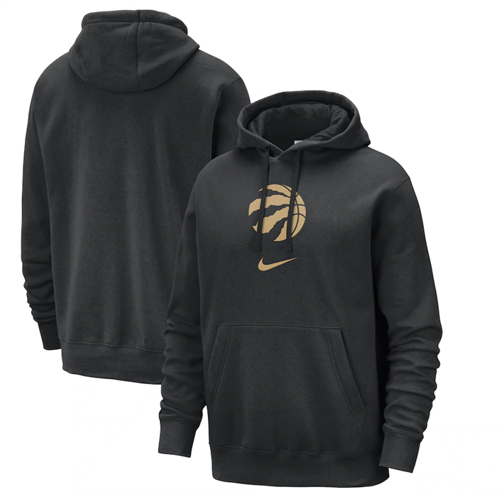 Men's Toronto Raptors Black 2023 24 City Edition Essential Club Pullover Hoodie Men's Toronto Raptors Black 2023 24 City Edition Essential Club Pullover Hoodie