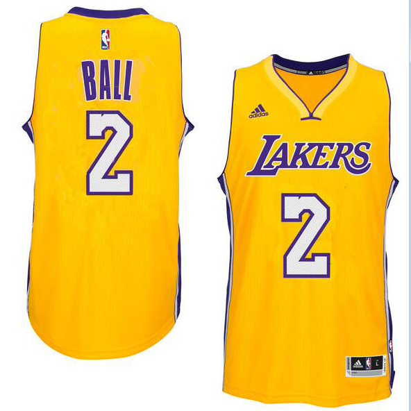 Youth's Los Angeles Lakers Lonzo Ball #2 Yellow Jersey Youth's Los Angeles Lakers Lonzo Ball #2 Yellow Jersey