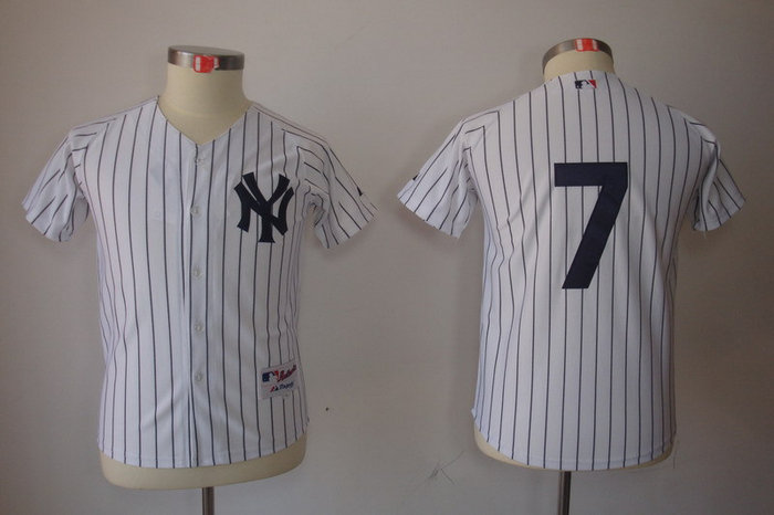 Youth MLB New York Yankees 7 Mickey Mantle White Jerseys Youth MLB New York Yankees 7 Mickey Mantle White Jerseys