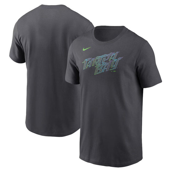 Men's Tampa Bay Rays Charcoal 2024 City Connect Legend Performance T-Shirt Men's Tampa Bay Rays Charcoal 2024 City Connect Legend Performance T-Shirt