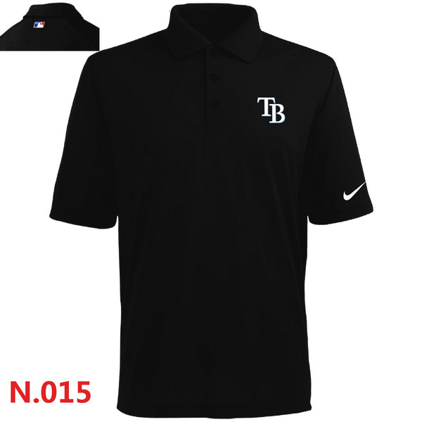 Nike Tampa Bay Rays Men'sNavy Black Polo Shirt