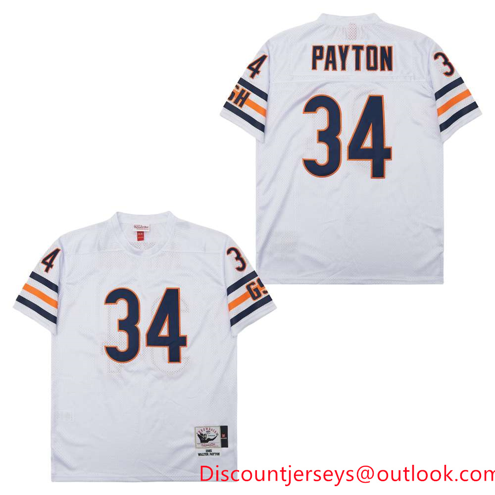 Mitchell&Ness Bears #34 Throwback Men's Throwback Stitched NFL Jerseys 1 Mitchell&Ness Bears #34 Throwback Men's Throwback Stitched NFL Jerseys 1