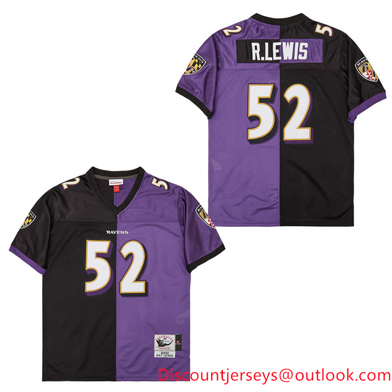 Mitchell&Ness Ravens #52 M&N Throwback Jersey