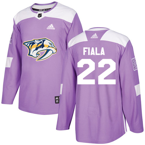 Adidas Predators #22 Kevin Fiala Purple Authentic Fights Cancer Stitched NHL Jersey Adidas Predators #22 Kevin Fiala Purple Authentic Fights Cancer Stitched NHL Jersey