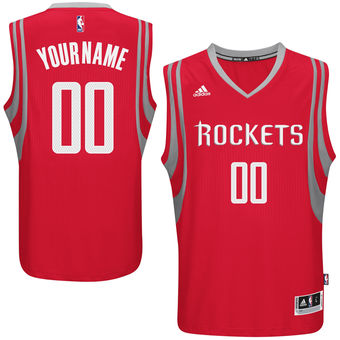 Mens Houston Rockets adidas Red Custom Swingman Road Jersey Mens Houston Rockets adidas Red Custom Swingman Road Jersey
