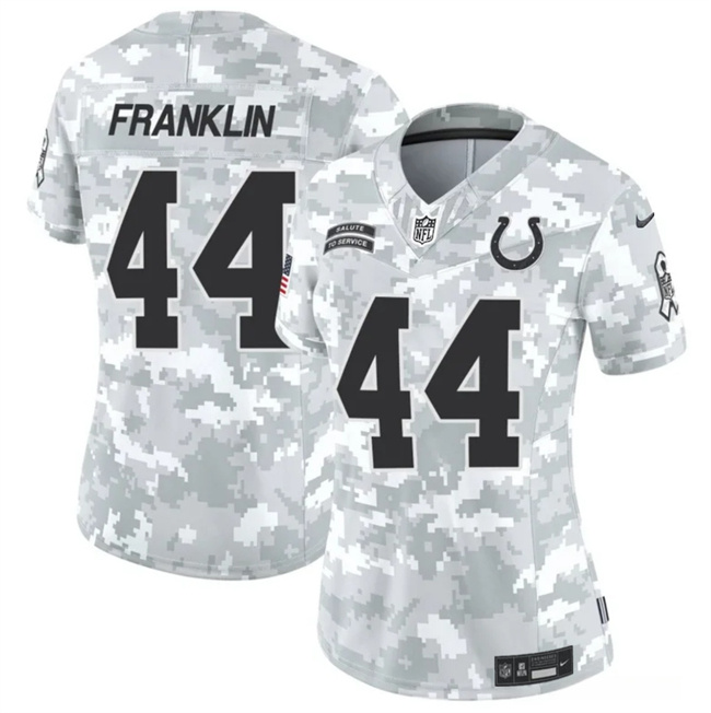 Women's Indianapolis Colts #44 Zaire Franklin 2024 F.U.S.E Arctic Camo Salute To Service Limited Stitched Jersey(Run Small) Women's Indianapolis Colts #44 Zaire Franklin 2024 F.U.S.E Arctic Camo Salute To Service Limited Stitched Jersey(Run Small)