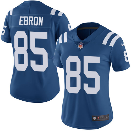 Nike Colts #85 Eric Ebron Royal Blue Women's Stitched NFL Limited Rush Jersey Nike Colts #85 Eric Ebron Royal Blue Women's Stitched NFL Limited Rush Jersey