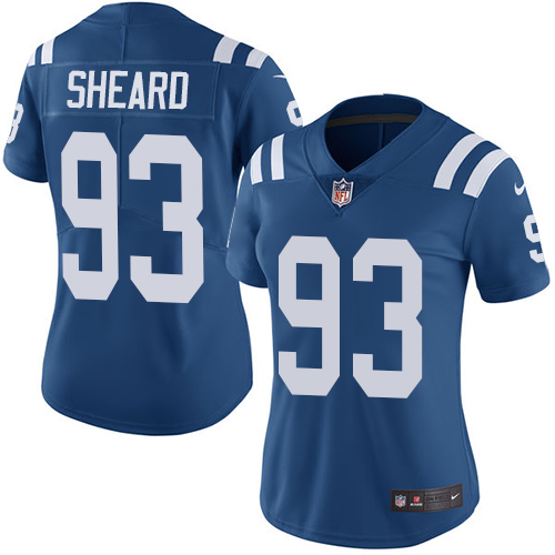 Nike Colts #93 Jabaal Sheard Royal Blue Team Color Women's Stitched NFL Vapor Untouchable Limited Jersey Nike Colts #93 Jabaal Sheard Royal Blue Team Color Women's Stitched NFL Vapor Untouchable Limited Jersey