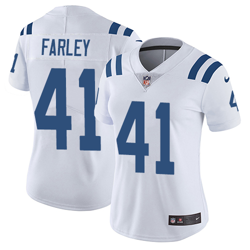 Nike Colts #41 Matthias Farley White Women's Stitched NFL Vapor Untouchable Limited Jersey Nike Colts #41 Matthias Farley White Women's Stitched NFL Vapor Untouchable Limited Jersey