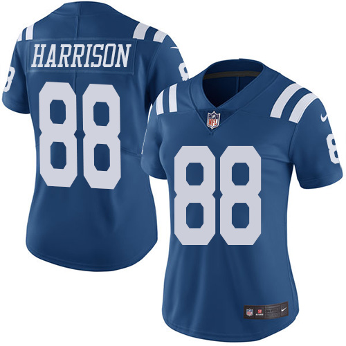 Nike Colts #88 Marvin Harrison Royal Blue Women's Stitched NFL Limited Rush Jersey Nike Colts #88 Marvin Harrison Royal Blue Women's Stitched NFL Limited Rush Jersey