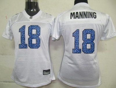 NFL Women Jerseys Indianapolis Colts 18 Peyton Manning White