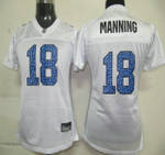 Indianapolis Colts 18 Peyton Manning white Jerseys