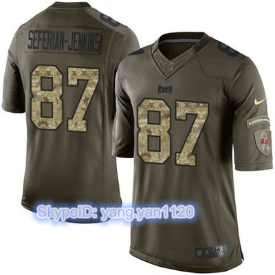 Nike Buccaneers #87 Austin Seferian-Jenkins Green Youth Stitched NFL Limited Salute to Service Jersey