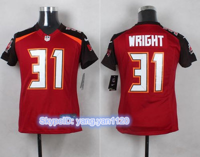 Nike Buccaneers #31 Major Wright Red Team Color Youth Stitched NFL New Elite Jersey