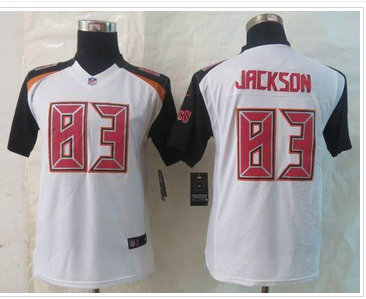 Youth NFL Tampa Bay Buccaneers #83 Vincent Jackson White NFL New Jersey