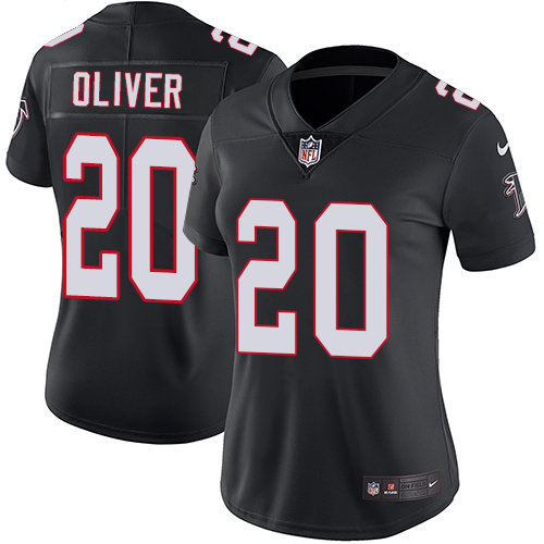 Nike Falcons #20 Isaiah Oliver Black Alternate Women's Stitched NFL Vapor Untouchable Limited Jersey Nike Falcons #20 Isaiah Oliver Black Alternate Women's Stitched NFL Vapor Untouchable Limited Jersey