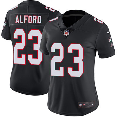 Nike Falcons #23 Robert Alford Black Alternate Women's Stitched NFL Vapor Untouchable Limited Jersey Nike Falcons #23 Robert Alford Black Alternate Women's Stitched NFL Vapor Untouchable Limited Jersey
