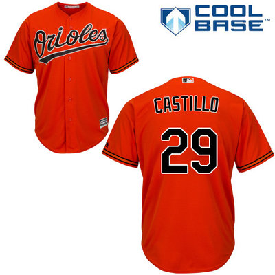 Orioles #29 Welington Castillo Orange Cool Base Stitched Youth MLB Jersey Orioles #29 Welington Castillo Orange Cool Base Stitched Youth MLB Jersey