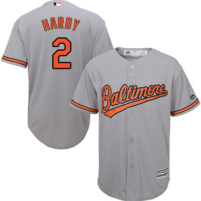 Orioles #2 J.J. Hardy Grey Cool Base Stitched Youth MLB Jersey Orioles #2 J.J. Hardy Grey Cool Base Stitched Youth MLB Jersey