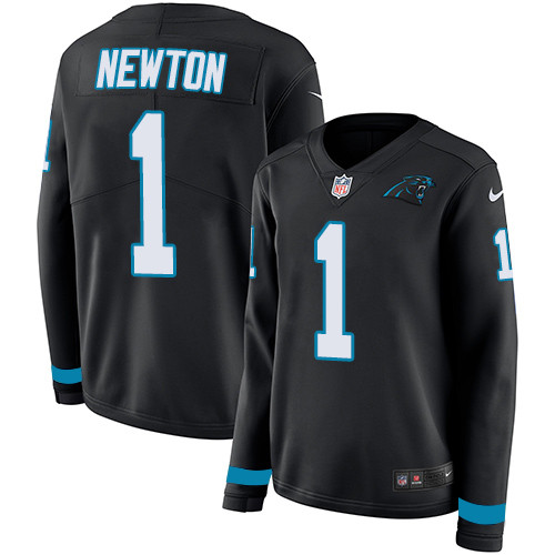 Nike Panthers #1 Cam Newton Black Team Color Women's Stitched NFL Nike Panthers #1 Cam Newton Black Team Color Women's Stitched NFL