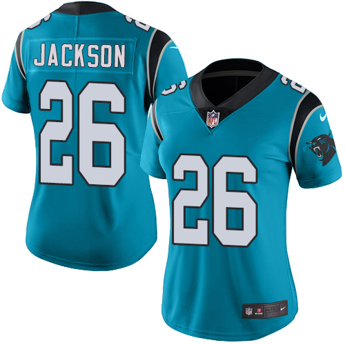 Nike Panthers #26 Donte Jackson Blue Alternate Women's Stitched NFL Vapor Untouchable Limited Jersey Nike Panthers #26 Donte Jackson Blue Alternate Women's Stitched NFL Vapor Untouchable Limited Jersey