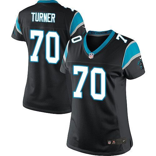 Nike Panthers #70 Trai Turner Black Team Color Women's Stitched NFL Elite Jersey Nike Panthers #70 Trai Turner Black Team Color Women's Stitched NFL Elite Jersey