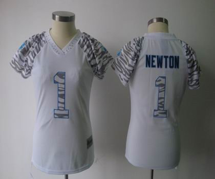 Women Zebra Field Flirt Fashion Carolina Panthers 1