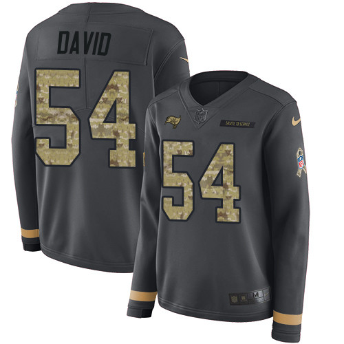 Nike Buccaneers #54 Lavonte David Anthracite Salute to Service Nike Buccaneers #54 Lavonte David Anthracite Salute to Service