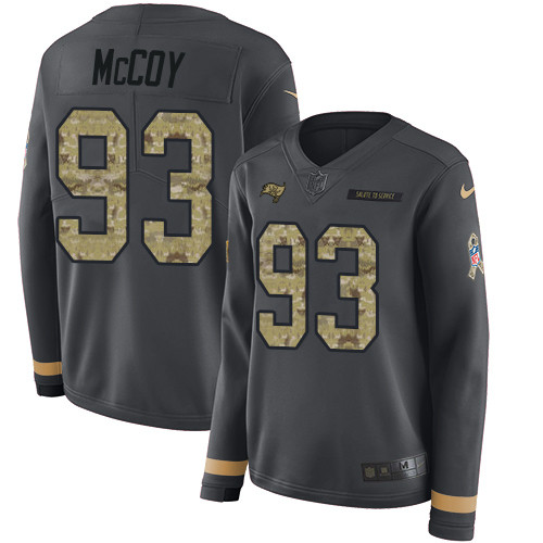 Nike Buccaneers #93 Gerald McCoy Anthracite Salute to Service Nike Buccaneers #93 Gerald McCoy Anthracite Salute to Service