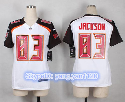Nike Buccaneers #83 Vincent Jackson White Women's Stitched NFL New Elite Jersey