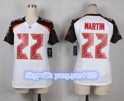 Nike Buccaneers #22 Doug Martin White Women's Stitched NFL New Elite Jersey